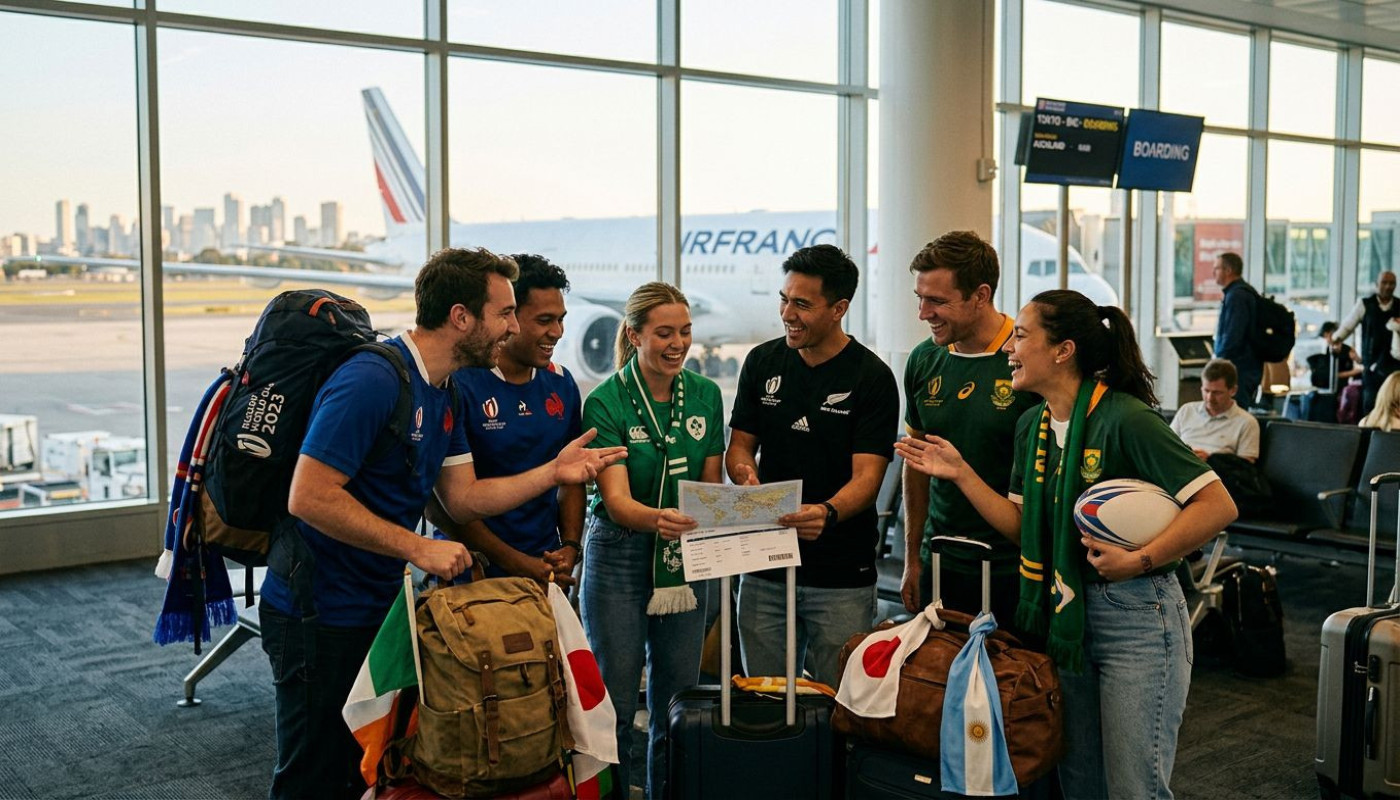 Quand l’actualité du rugby fait voyager les supporters bien au-delà des frontières
